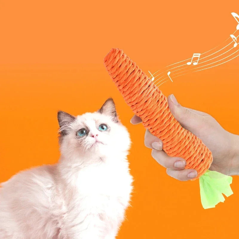 Juguete para Gatos de Zanahoria