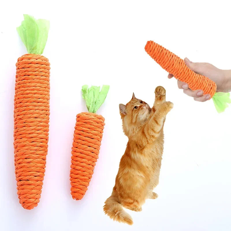 Juguete para Gatos de Zanahoria
